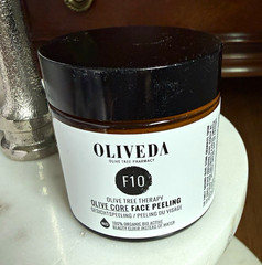 OLIVEDA F10 Olive Tree Therapy Face Peeling Peel, Organic Olive Exfoliation