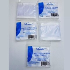 19510 Cotton Swabs Double Q Tip 3” Yellow Blue White Colors (Combo 6000)