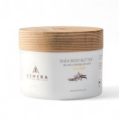 Handcrafted Whipped Shea Body Butter – Luxurious Vanilla Bean Scented Moistur…