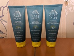LOT of 3-OARS + ALPS Anti-Aging Face Moisturizer w/SPF 37, 2.7 oz ea; EXP 10/26