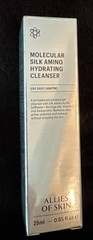 Allies of Skin Molecular Silk Amino Hydrating Cleanser .85oz/25ml Exp 4/28