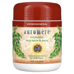 Auromere Rejuvenating Mud Bath Mask 16 oz 454 g All-Natural, Cruelty-Free,
