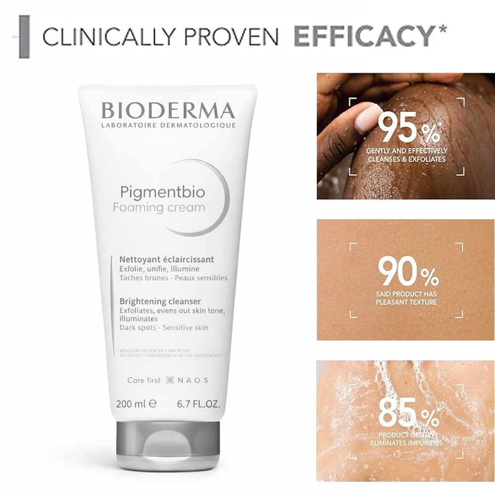Bioderma Pigmentbio Face Wash 200ml Dark spots Brightening Care Exp 07/2027