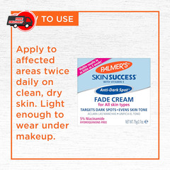 Palmer&rsquo;s Skin Success Anti-Dark Spot Fade Cream for All Skin Types, 2.7 Ounce