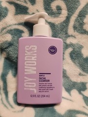 Joy Works Gentle Facial Cleanser – 6.9 FLOZ (204 mL) -Sensitive Skin w/Prebiotic