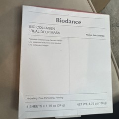 BIODANCE Bio Collagen Real Deep Facial Mask Sheet 1 box Of 4 Masks 4/21/2028