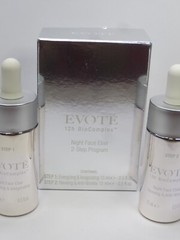 EVOTE NIGHT FACE ELIXIR 2-STEP PROGRAM BOXED (LOT OF 2)