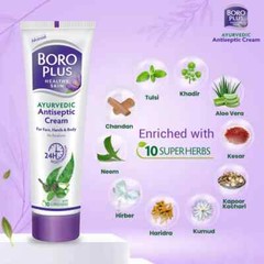 BoroPlus Ayurvedic Moisturizing Cream – Antiseptic Relief for Hand, Face, Body