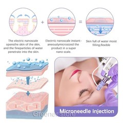 9/12/24/36/42 Pins Nano Tips Micro Pen Wrinkle Remove Skin Rejuvenation Machine