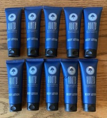 Lot of 10 ROOTS Aromatherapy BODY LOTION Fig & Brown Sugar 1oz Each Travel Size