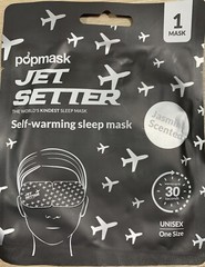 Popmask Jet Setter Self Warming Sleep Mask, Jasmine Scented, 5 Pack, New