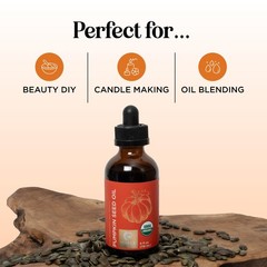 Maple Holistics Pumpkin Seed Oil Organic Certified – 100% 4 Fl Oz (Pack of 1)