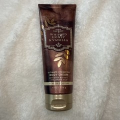 Bath and Body Works Whipped Honey & Vanilla Body Cream 8 oz 48 Hour Moisture