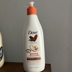 Dove Body Love Glowing Lotion with Shea Butter, 13.5 Fl Oz