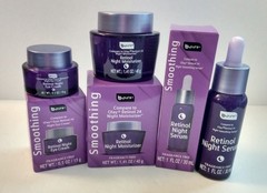 b-pure 3pk Smoothing Retinol Night Moisturizer, Eye Cream And Night Serum