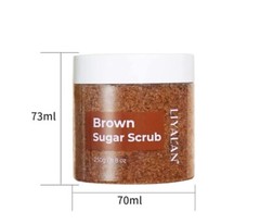 Liyalan Brown Sugar Body Scrub 250g/8.8oz