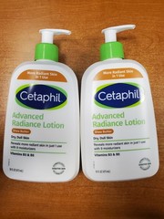 2 Pk: Cetaphil Advanced Radiance Lotion Shea Butter 16oz. Frag. Free (4280) R4P3