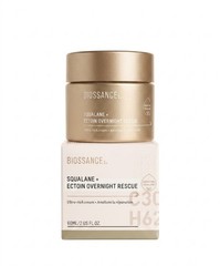 BIOASSANCE Squalane+ Ectoin Overnight Rescue Cream 2 Oz/60 mL- New In Box