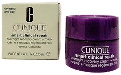LOT 2 Clinique Smart Clinical Repair Overnight Recovery Cream + Mask 0.17oz/5ml