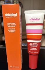 Shielded Self Defense Super-Charged Moisturizer 1.7 fl oz New In Box