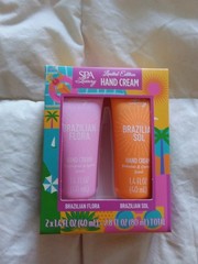 SPA Luxury Limited Edition Hand Cream Brazilian Flora & Brazilian Sol Set -…