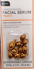 b.pure Vitamin C Concentrated Facial Serum Biodegradable Capsules 0.13 fl oz 4PK