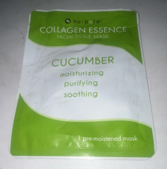 nu-pore Collagen Essence Cucumber Sheet Mask Hydrolyzed Collagen 25g