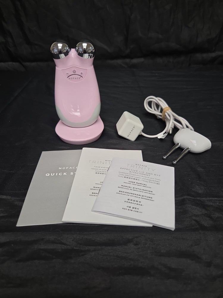 NuFACE Trinity Microcurrent Toning Device with ELE Lip + Eye Accessory
