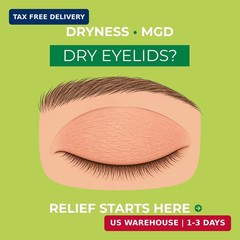 NOVEHA 180PCs Tea Tree & Coconut Oil Eyelid & Lash Wipes | For Demodex, Blephari