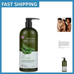 Organic Aloe Hand & Body Lotion, 32 Oz – Cruelty-Free & Unscented Hydration