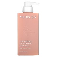 Body Treatment Cream, Hyaluronic + Cica Extract, 15 fl oz (444 ml)