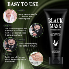 Blackhead Remover Mask, Charcoal Peel off Face Mask 3.53Oz, Black Head Remover f
