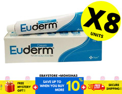 Euderm Cream 45g Relieves Dry Scaly Itchy Irritated Skin & Cracked Heel ( X 8 )