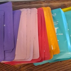 AQUA Multicolor Mask Sheet Set for Face