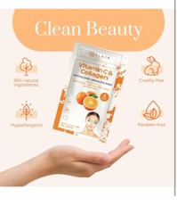 CB Clear Beauty Vitamin C & Collagen Revitalizing Under Eye Patches 5 Pairs NIB