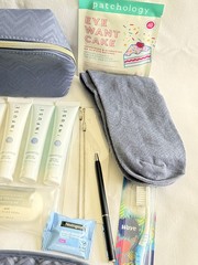 25 Piece Travel Toiletry Kit Gift Set Hair Face Body Care TSA Approved FREE GIFT