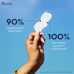 Biore Deep Cleansing Pore Strips 14 Count Blackhead Remover for Nose Oily Skin