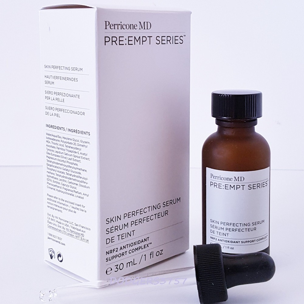 PERRICONE MD PRE EMPT SERIES SKIN PERFECTING SERUM 1 OZ $90 FULL SIZE! BOXED NEW