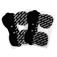 MASTOGO Tens Unit Wireless Electrode Pads, Replacement Pads Black