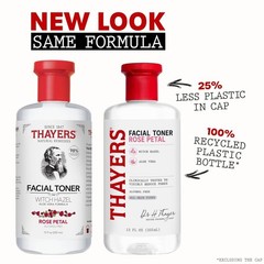 3oz Alcohol-Free Witch Hazel Toner for Hydration & Pore Reduction – Rose Scent