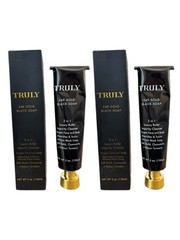 2x TRULY Beauty 24k Gold Black Soap 2 In 1 Luxury Butter Impurity Cleanser 5 oz