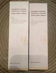 HEVEBLUE Salmon Caring Centella Toner & Cream Full-sized Salmon-PDRN 5000ppm
