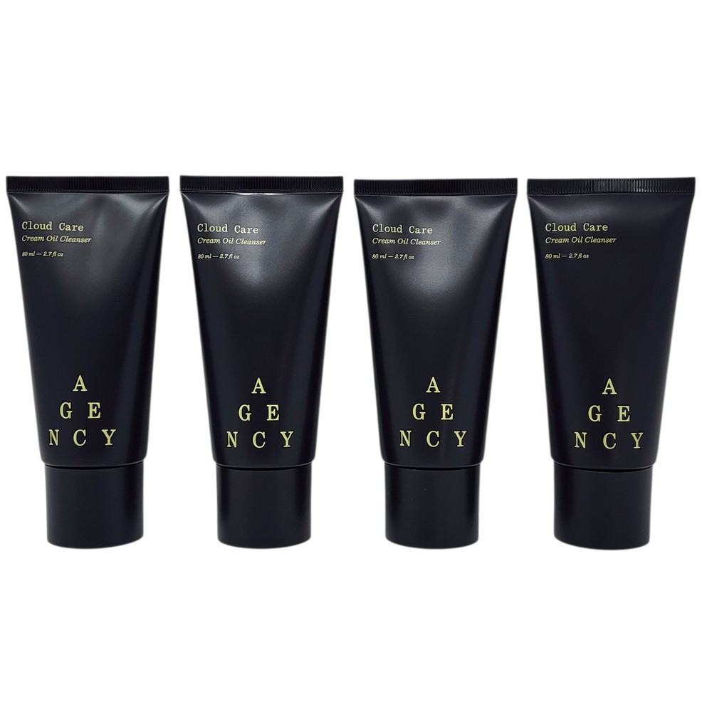 Agency Cloud Care Cream Oil Cleanser Makeup Remover Face Wash 2.7 fl oz (4 Pack)