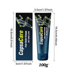 Quality 100g Capsa Care Neuropathy Massage Cream – Soothing Nerve Pain Relief