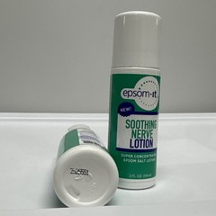 2 Pack! Epsom-It Soothing Epsom Salt Nerve Muscle Roll-on Lotion 3oz NEW (6 Oz.)