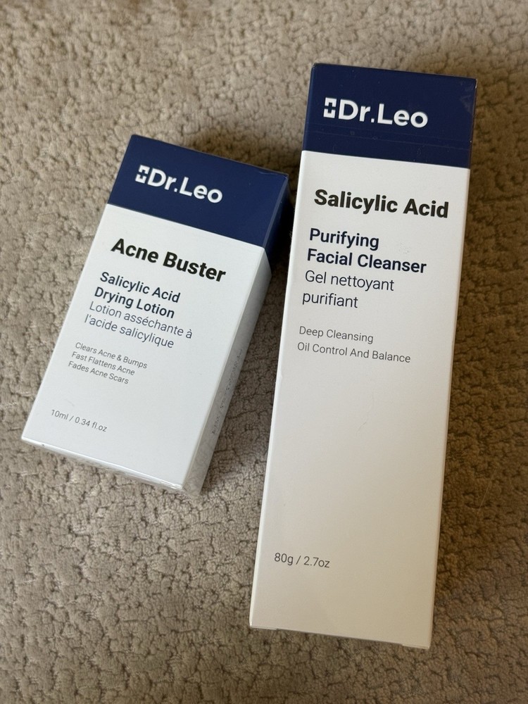 2-Step Acne Care Bundle 1.8% Salicylic Acid Spot Serum with Gentle Foaming