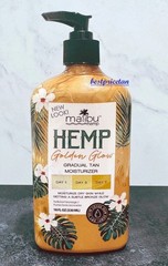 Malibu GOLDEN GLOW Gradual Tan Body Bronzing, Skin Firming Moisturizer,18oz
