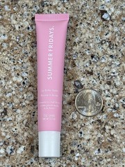 Summer Fridays Limited Edition Lip Butter Balm Strawberry Soft Serve .5oz Vegan