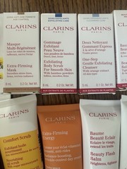 16pc LOT AS-IS Travel Sized & Mini CLARINS Items, SEALED