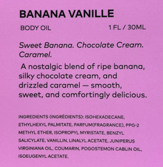 2x Maison Gourmand Body Oil Banana Vanille Full Size 3.4oz